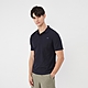 GIORDANO 男裝涼感華夫格POLO衫 - 66 標誌海軍藍 product thumbnail 1