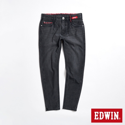EDWIN 東京紅360°迦績彈力機能極窄管褲-男-黑色