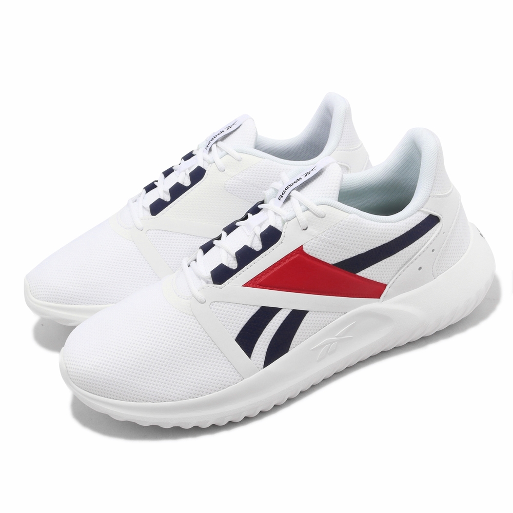 Reebok 慢跑鞋 Energylux 3 白 藍 紅 男鞋 運動鞋 基本款 海外限定 GY0153