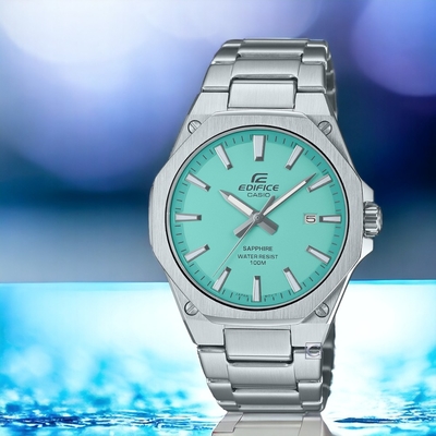 CASIO 卡西歐 EDIFICE 八角錶圈 輕薄 運動男錶-EFR-S108D-2BV 手錶 藍寶石
