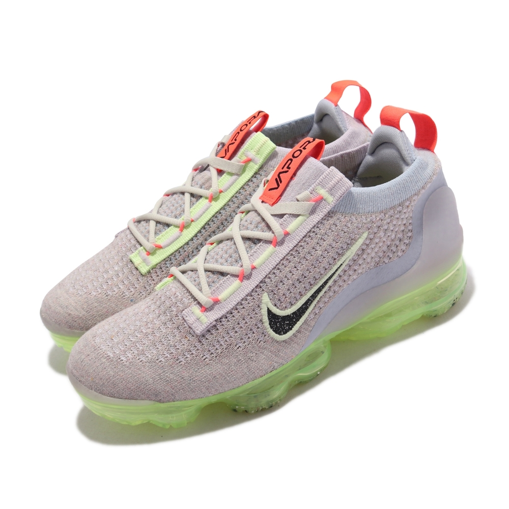 Nike 休閒鞋 Air Vapormax 2021 女鞋 氣墊 避震 針織鞋面 再生材質 運動穿搭 紫綠 DC4112-003