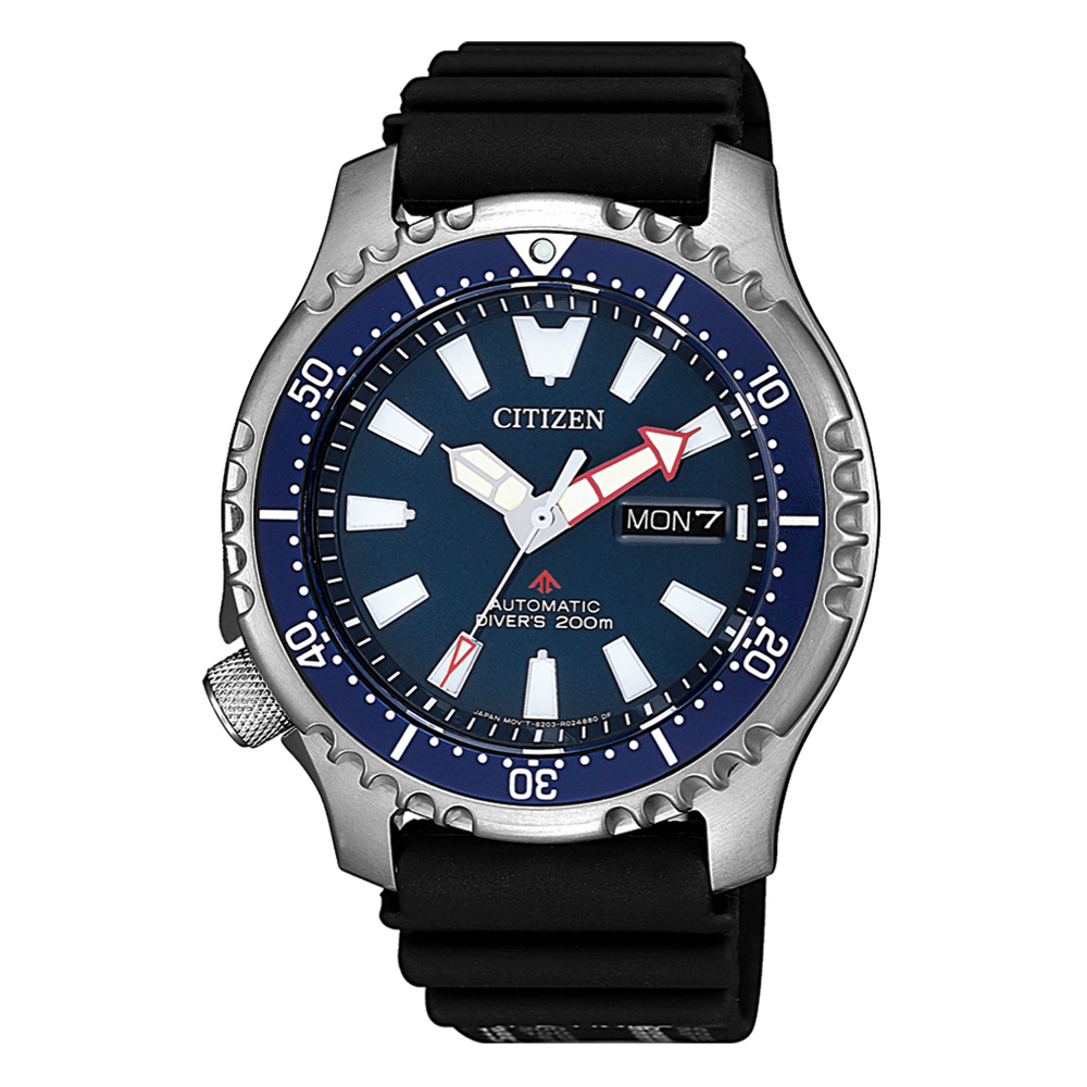 CITIZEN 遨遊天地機械腕錶-藍(NY0081-10L)/42mm