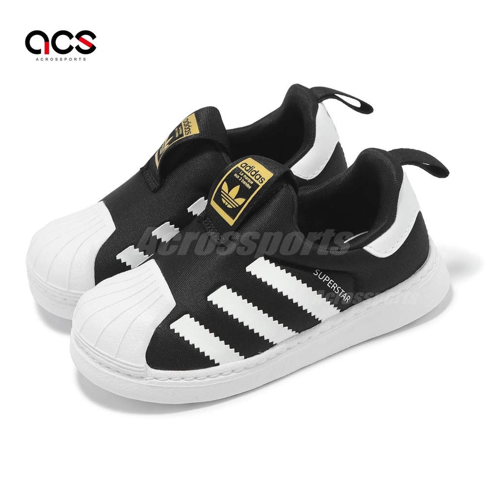 adidas 休閒鞋 Superstar 360 I 小童 黑白 小朋友 學步鞋 嬰兒鞋 愛迪達 GX3233