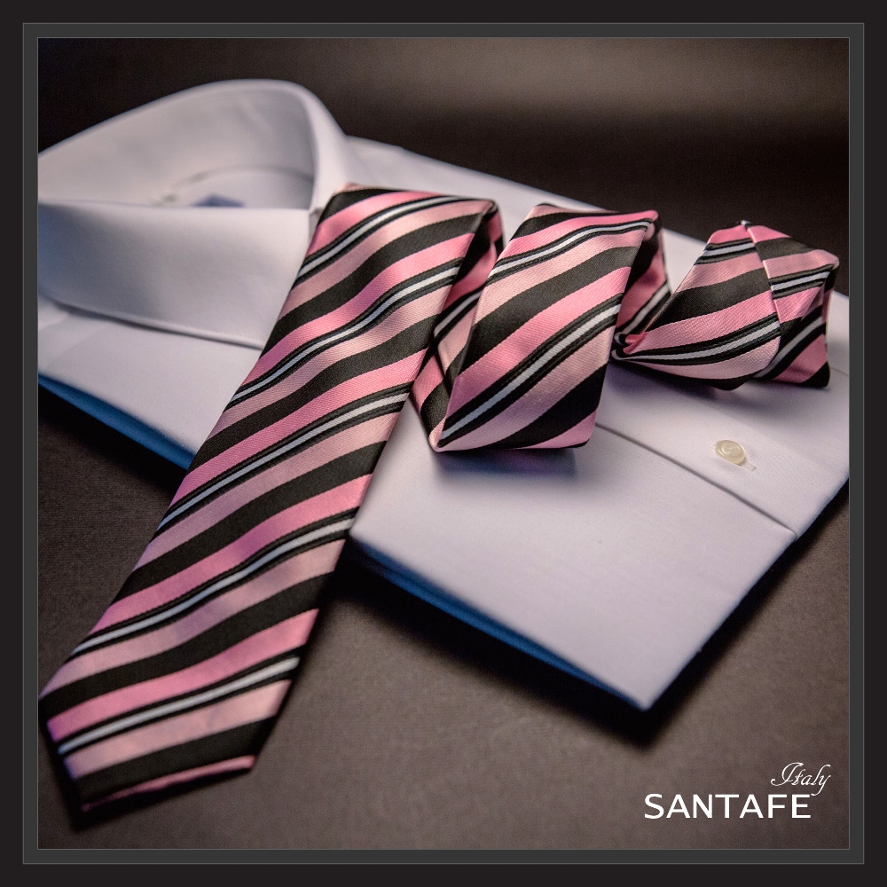 【SANTAFE】韓國進口中窄版7公分流行領帶 KT-980-1601014(韓國製)