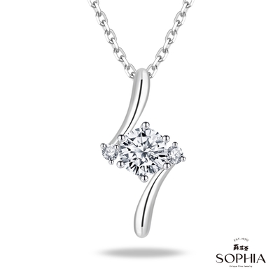 SOPHIA 蘇菲亞珠寶 - 相伴 50分 F/VS2 18K金 鑽石項墜