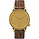 KOMONO Winston Tweed 腕錶-布朗斜紋軟呢/41mm product thumbnail 1