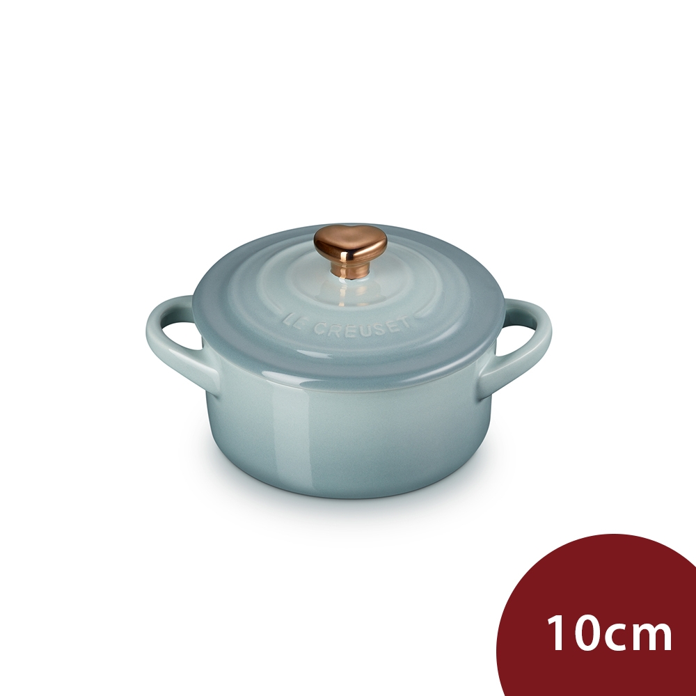 Le Creuset 迷你圓形烤盅 海洋之花 心型金頭 烤模