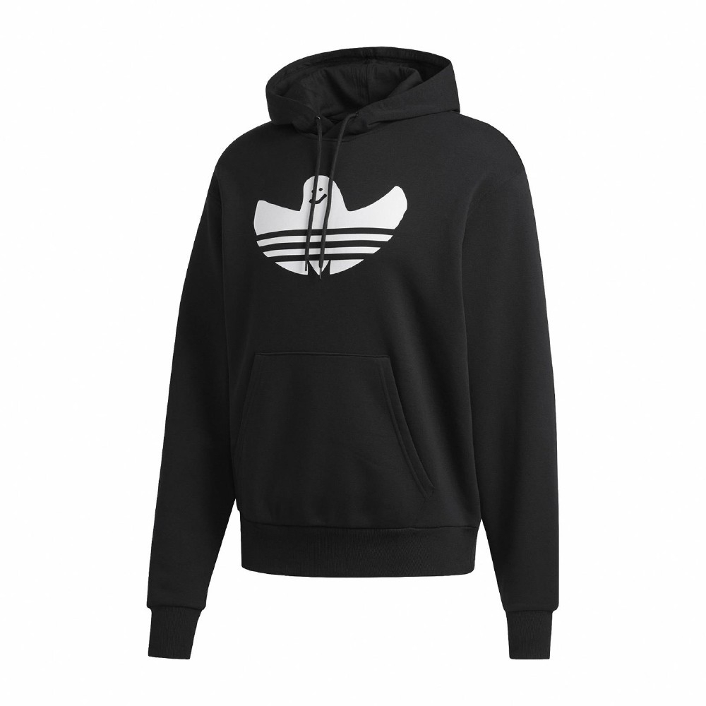 adidas 帽T Graphic Shmoo Hoodie 男女 愛迪達 幽靈 連帽上衣 內刷毛 保暖 黑 白 GJ0843