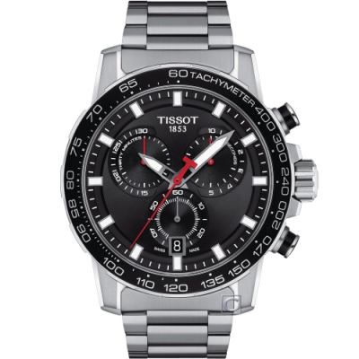 TISSOT 天梭 官方授權SUPERSPORT 競速賽車運動時尚錶(T1256171105100)45.5mm