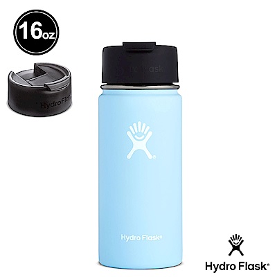 美國Hydro Flask 咖啡蓋寬口保冷 保溫鋼瓶473ml 西瓜紅