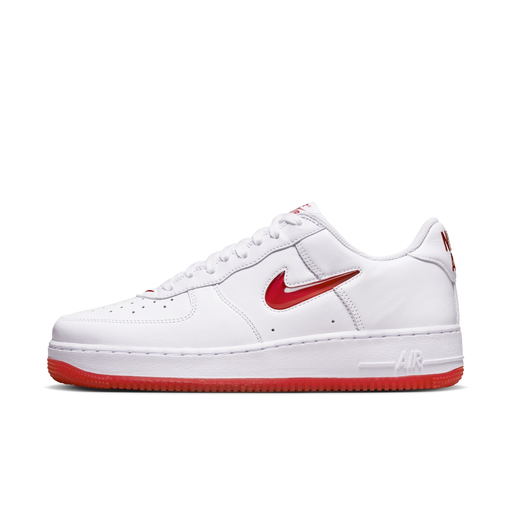 NIKE AIR FORCE 1 LOW RETRO 男運動休閒鞋-紅白-FN5924101