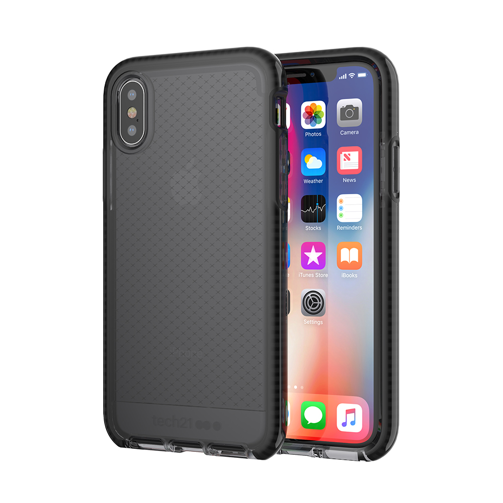 Tech21 英國超衝擊 Evo Check防撞軟質格紋保護殼-iPhone X/Xs