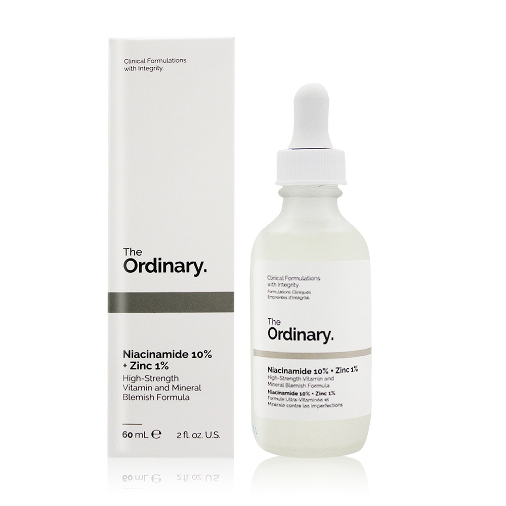 The Ordinary Niacinamide 10% + Zinc 1% 維生素B3(菸鹼醯胺) 10% + 鋅 1%(60ml)