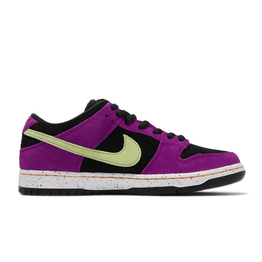 Nike 滑板鞋SB Dunk Low PRO 運動男鞋氣墊舒適避震Red Plum 麂皮紫黑