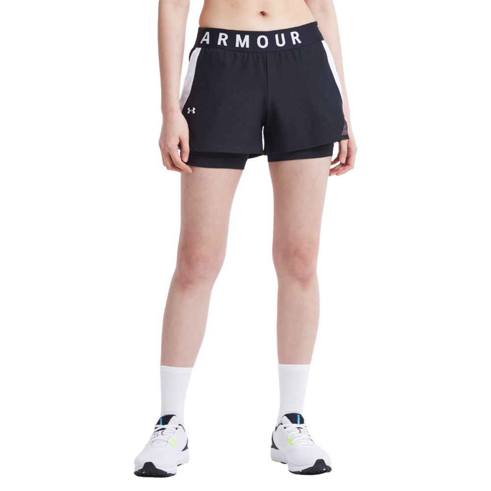 【UNDER ARMOUR】UA 女 Play Up 2-in-1短褲