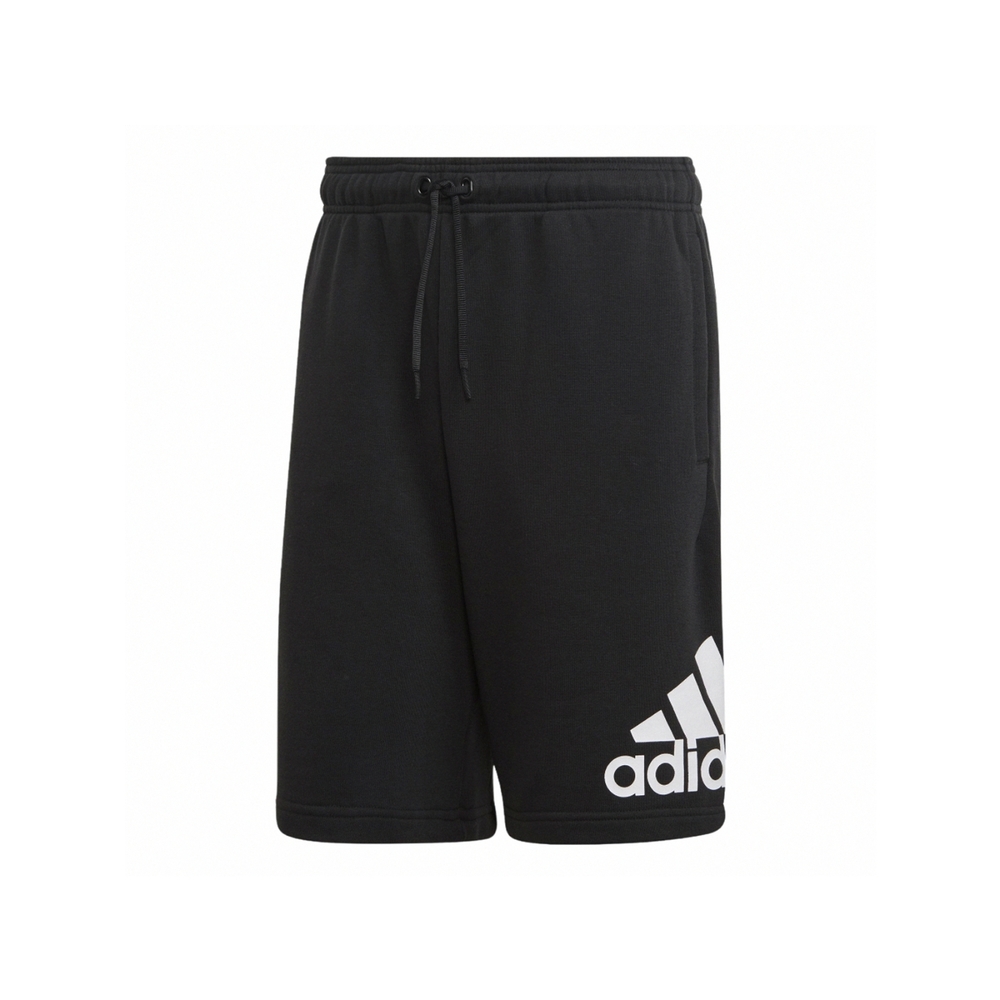 Adidas 短褲 Must Have Badge of Sport Shorts 男款 黑 抽繩 毛巾底 棉褲  DX7662