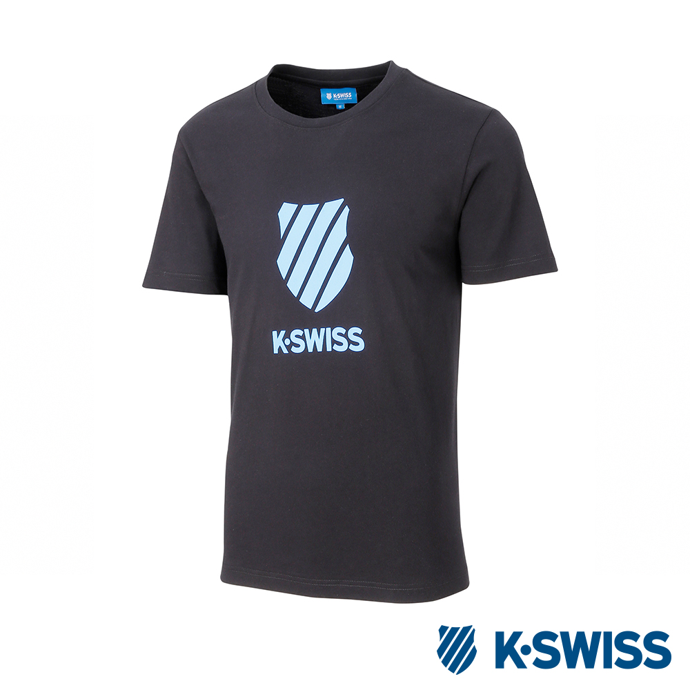K-SWISS KS CI Logo Tee印花短袖T恤-男-黑