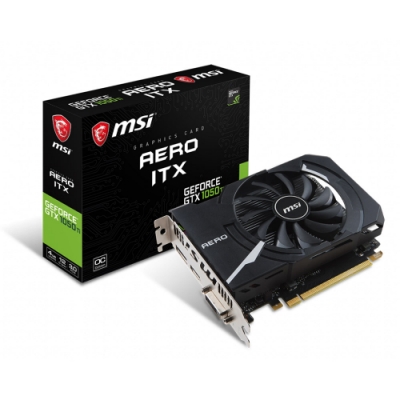 微星GeForce GTX 1050 Ti AERO ITX 4G OC顯示卡