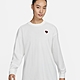 NIKE AS W NSW ESSNTL LS TOP VDAY女休閒運動上衣-白-FD9933133 product thumbnail 1