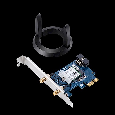 ASUS AC2100 PCIe® 160MHz 雙頻無線網卡-PCE-AC58BT