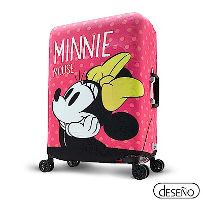 Disney迪士尼 MINNIE彈性箱套-少女夢想M號