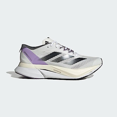 Adidas Adizero Boston 12 W [ID6900] 女 慢跑鞋 運動 路跑 中長距離 馬牌底 白紫