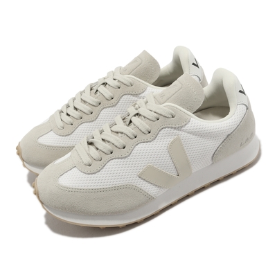 Veja 休閒鞋 Rio Branco Alveomesh 女鞋 白 灰 麂皮 網布 經典 百搭款 運動鞋 RB0102382A