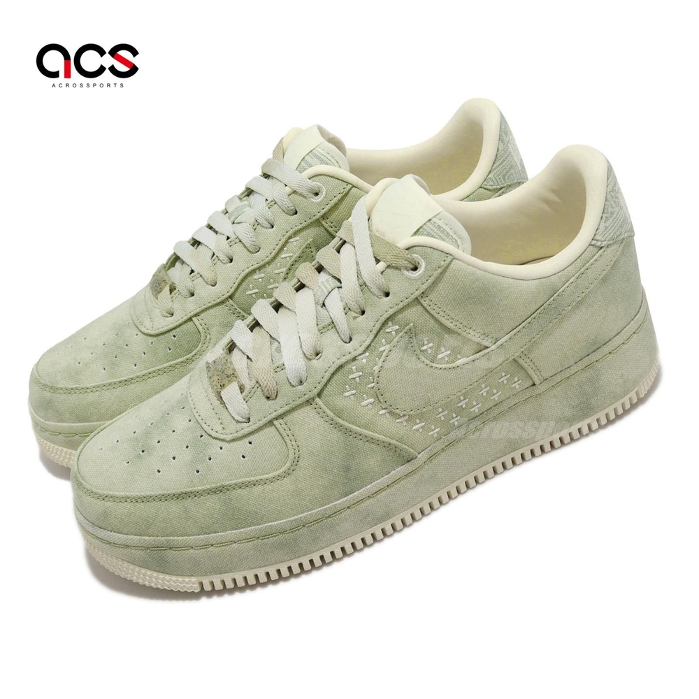 Nike 休閒鞋 Air Force 1 07 PRM 男鞋 橄欖綠 亞洲限定 AF1 帆布 耐克 DV4246-333