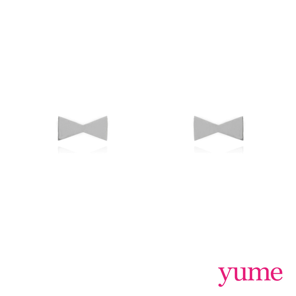 YUME - K金小領結耳環