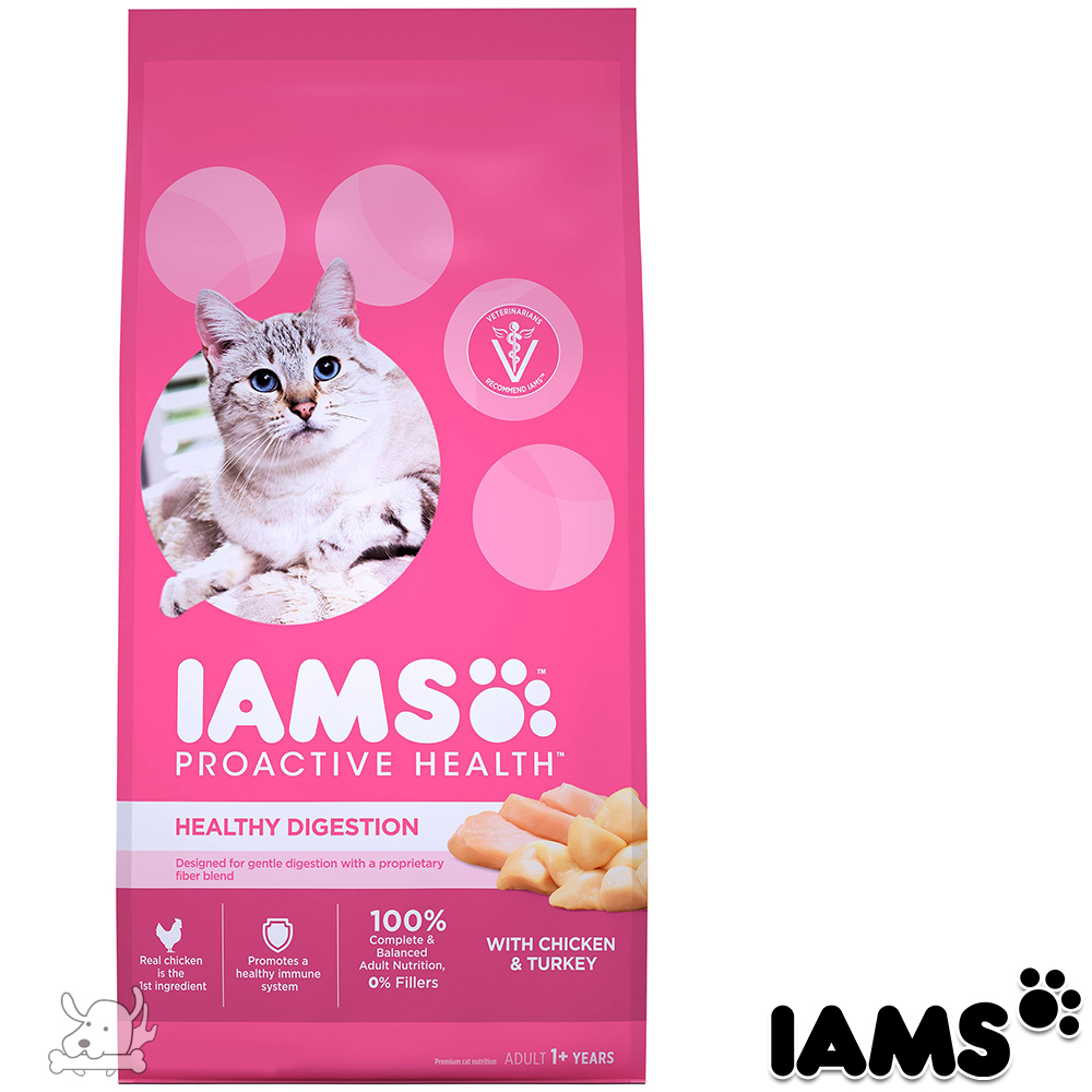 IAMS 愛慕思 健康優活 雞肉 腸胃保健 成貓糧 7磅 2包組