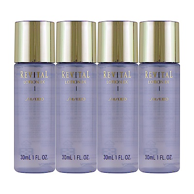 SHISEIDO 資生堂 莉薇特麗全效化粧水 30ml x 4-I清爽型