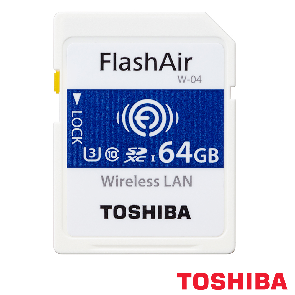 TOSHIBA 東芝Flash Air WiFi SD SDXC 64GB W04 (公司貨) | SDXC 64GB
