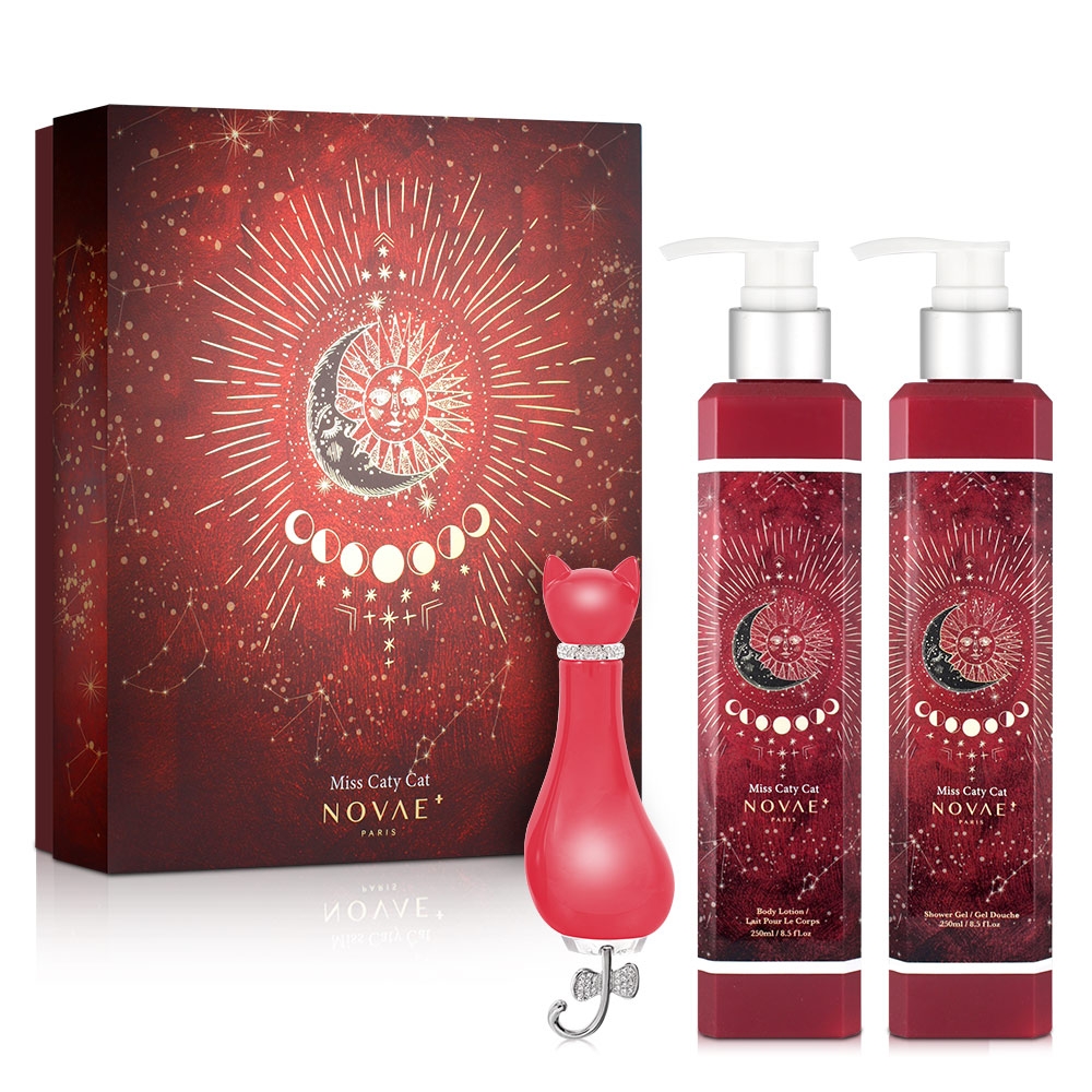 Novae Plus 法國楉薇 遙望星河火象香氛禮盒(射手小香12ml+獅子沐浴精250ml+獅子身體乳250ml)