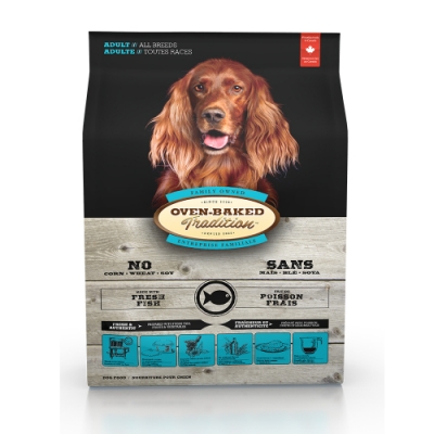 加拿大OVEN-BAKED烘焙客-成犬深海魚-原顆粒 11.34kg(25lb)(購買第二件贈送寵物零食x1包)