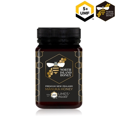 【NORTH ISLAND HONEY】紐西蘭北島麥蘆卡蜂蜜UMF5+/MGO83+ (500g/瓶)