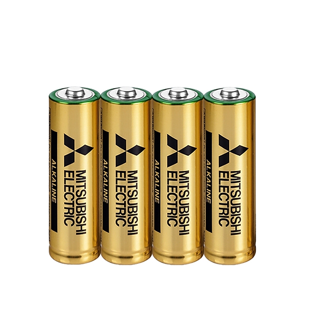 三菱Mitsubishi】特強鹼性電池3號AA電池4粒裝(LR6/1.5V 無汞/公司貨ALKALINE), 一般電池
