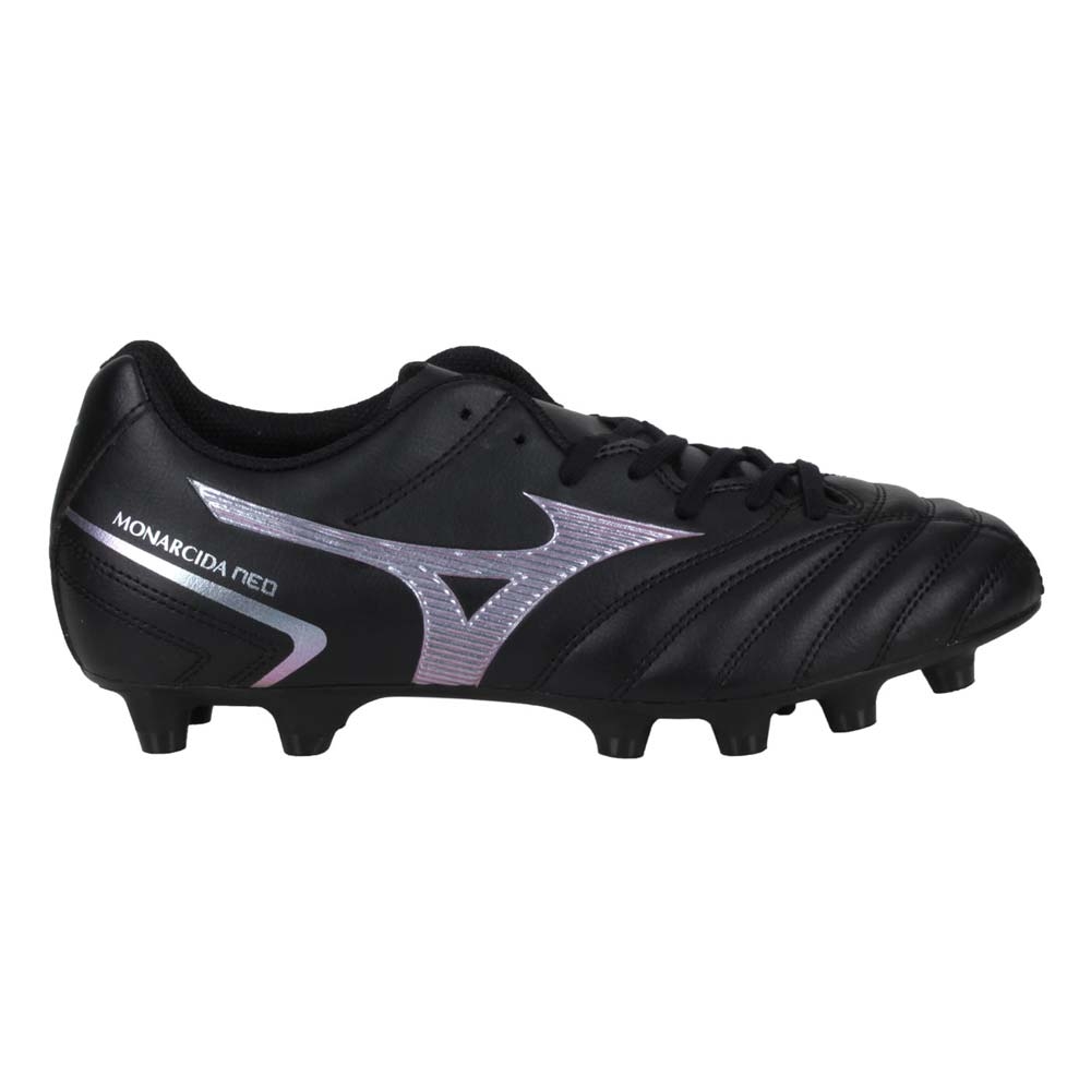 MIZUNO MONARCIDA NEO II 男女足球鞋-WIDE-美津濃 P1GA222599 黑紫綠