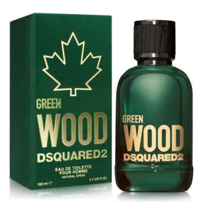 DSQUARED2 GREEN WOOD 心動綠男性淡香水100ml