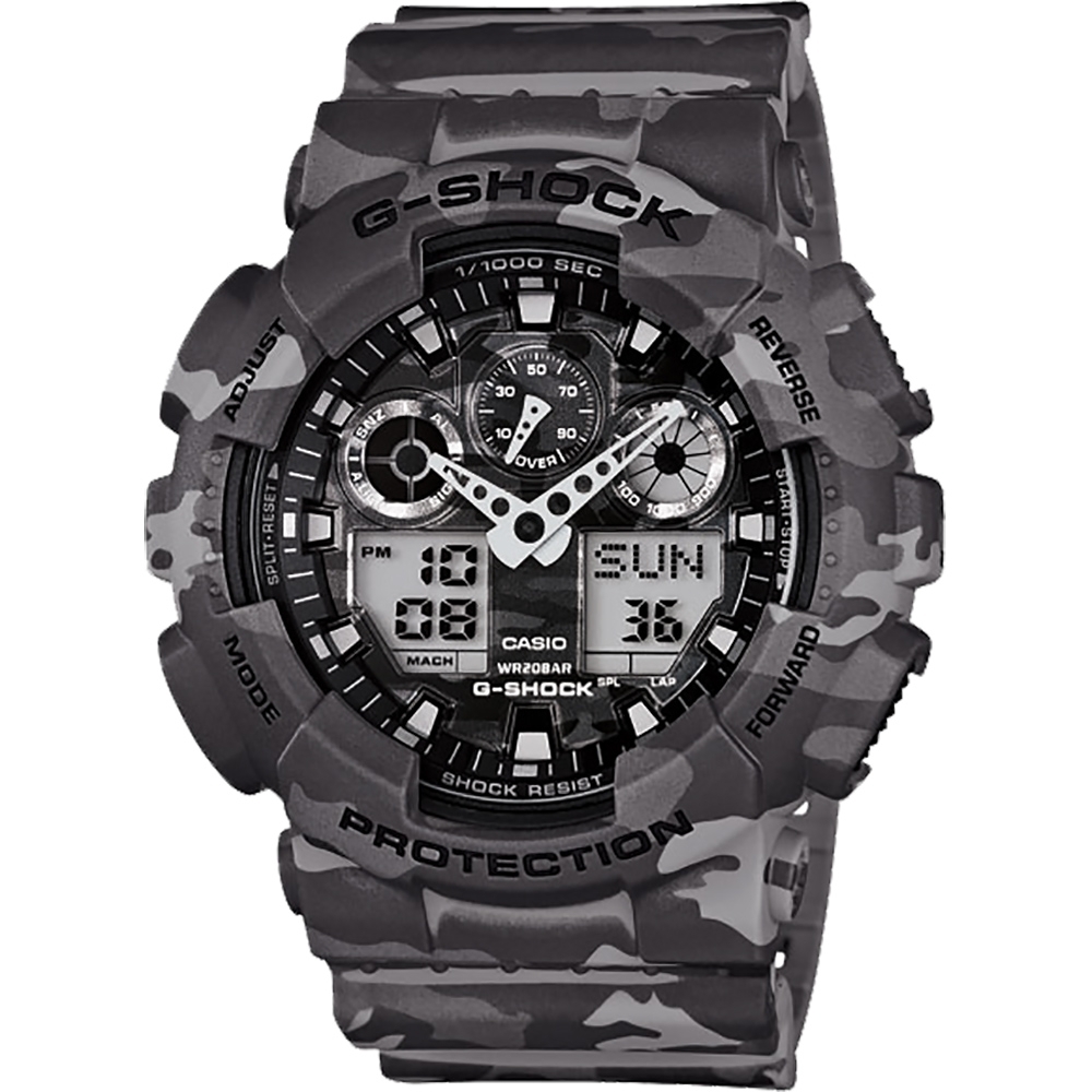 CASIO 卡西歐G-SHOCK 戰地迷彩手錶(GA-100CM-8A) | G-SHOCK | Yahoo