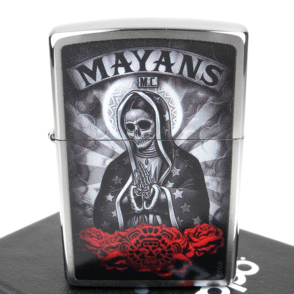 ZIPPO 美系~Mayans M.C.-瑪雅摩托幫圖案設計打火機