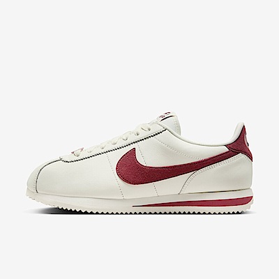 Nike W Cortez SE [FZ5167-133] 女 休閒鞋 運動 經典 復古 阿甘鞋 情人節 奶油 櫻桃紅