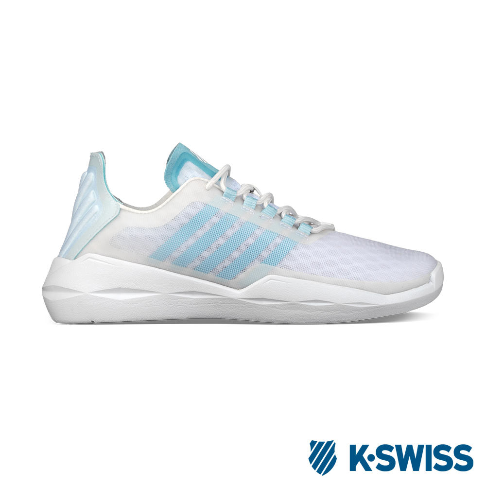 K-SWISS Functional輕量訓練鞋-女-白/藍