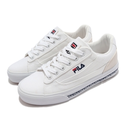 Fila 休閒鞋 Classic Kicks L 2 女鞋 斐樂 韓版 簡約帆布鞋 電繡Logo 緩震 白褐 5C932V123