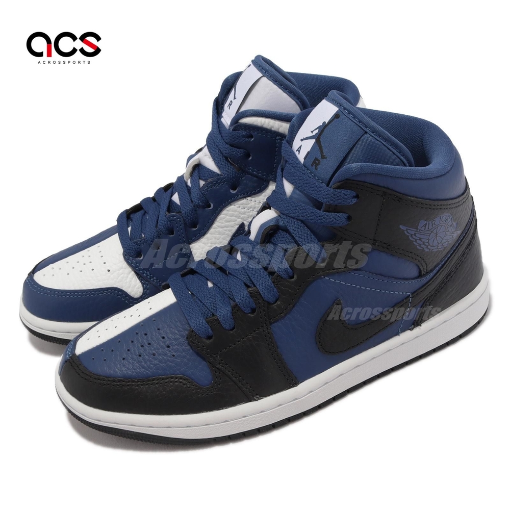 Nike Wmns Air Jordan 1 Mid SE 黑 藍 陰陽 女鞋 Split AJ1 喬丹 高筒 DR0501-401