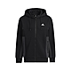 adidas 外套 Training Sports Jacket 男款 愛迪達 連帽 口袋 外出穿搭 黑 白 H39239 product thumbnail 1