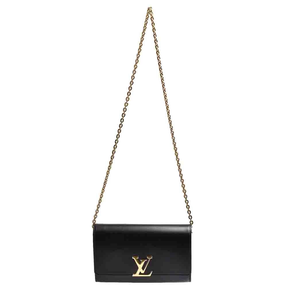 Louis Vuitton M51631 Chain Louise Gm Taurillon Leather