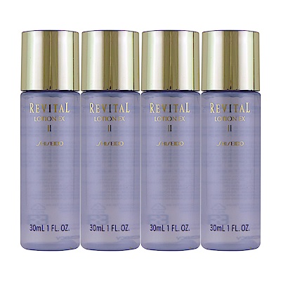 SHISEIDO 資生堂 莉薇特麗全效化粧水 30ml x 4-II滋潤型