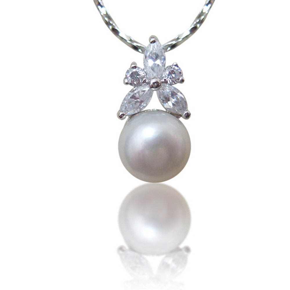 【小樂珠寶】時尚設計款頂級天然珍珠項鍊