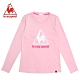 le coq sportif 法國公雞牌休閒長袖T恤 女-粉紅 product thumbnail 2