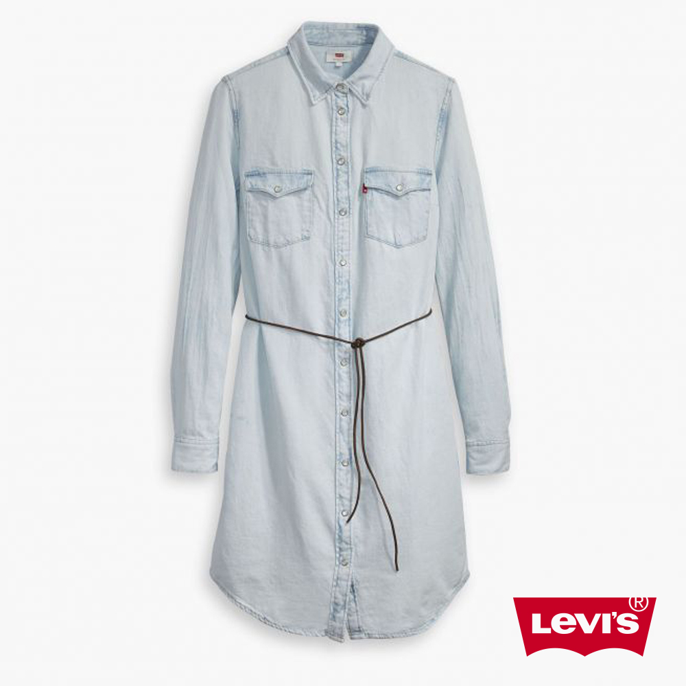 Levis 連身洋裝 牛仔洋裝 雙口袋